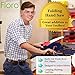 FLORO Folding Hand Saw, 7 Inches Blade, Manganese Steel Folding Trim Pruner with Safety Lock, Convenient, Lightweight Gardening Tool, Non-Slip Ergonomic Handle, Ideal for Tree, Shrubs, Twigs Pruning