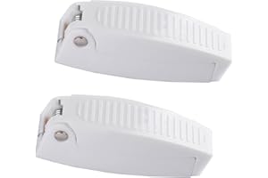 TruePower 20-2321 Baggage Door Catch (White), 2 Pack