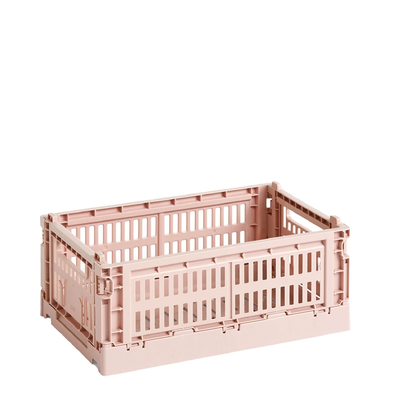 HAY Colour Crate S Recycled Polypropylene Transport Box Blush