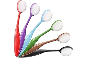 Generic Ink Blending Brushes for Card Making, Blender Brushes for Stamping Scrapbooking Stencil, Ink Blending Tool, Blending Brush for Crafter Paper Broad, Dark Color Coded Handles, 6 Pack