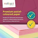 Hawksbill 225GSM A4 Pastel Card Stock 100 Pack Premium Bright Pastel view 3