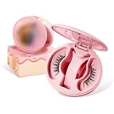WOSADO Soft Magnetic Eyelashes Kit with Applicator, [Gazelle] 21.5mm Reusable Glue-free Magnetic Lashes, Cruelty-free False Lashes, Waterproof, Lightweight, Suit for Heavy Makeup