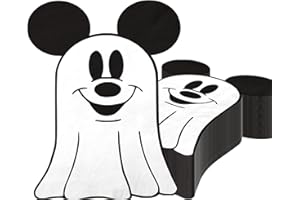 Gumwaqu Halloween Paper Napkins,40pcs Disposable Mouse Ghost Napkins Funny Mouse Halloween Cocktail Decorations for Halloween Boo Day Supplies