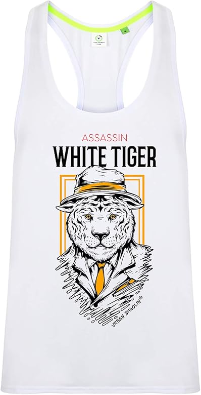 Amazon アーバンシャオリンメンズアサシンキャラクターホワイトタイガーフィットスポーツパフォーマンスベストトップ スモール ホワイト Tシャツ カットソー 通販 Amazon アーバンシャオリンメンズアサシンキャラクターホワイトタイガーフィットスポーツパフォーマンスベストトップ スモール ホワイト Tシャツ カットソー 通販