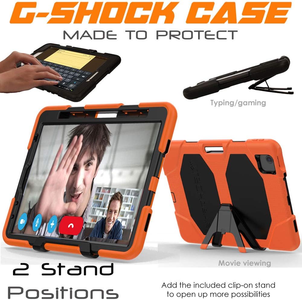 TECHGEAR G-SHOCK Case for iPad Air 5/4 10.9", Heavy Duty Armour Shockproof Survival Case with Stand - Image 5