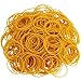 Supla 600 Pcs Per Bag Rubber Bands Rubber Ring Band Loop in Yellow Sturdy Stretchable Elastic Holder Band Loop School Office Supplies Stationery