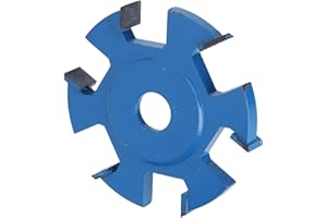 6 Teeth Wood Milling Cutter, Carbon Steel Carving Disc for Angle Grinder with High Cutting Efficiency, Suitable for Softwoods