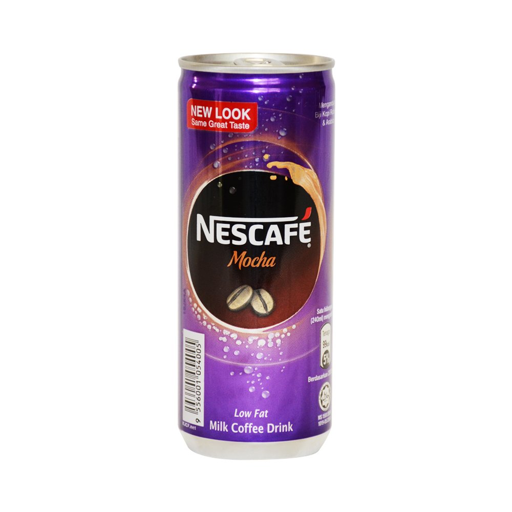 Nescafé Can MOCHA (8 Cans) OntheGo Iced Coffee Drink in Can with a
