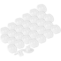 Power Gear, Clear, Plastic Outlet Covers, 30 Pack, Shock Prevention, Child Safe, Easy Install, UL Listed, 51175