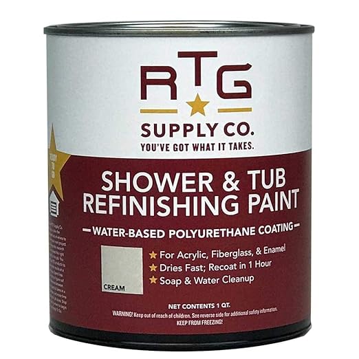 RTG Supply Co. Shower & Tub Refinishing Paint (Cream) Buy Online at
