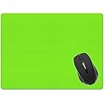 Extra Large (X-Large) Size Non-Slip Rectangle Mousepad, FINCIBO Solid Green Mouse Pad for Home, Office and Gaming Desk