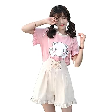 Amazon Suyazhi 新しい夏のスタイル 婦人服 韓国語版 学生