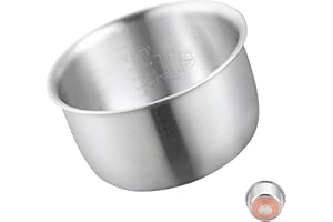 316 Stainless Steel Inner Bowl 3L 5.5 Cup Compatible with Tiger JBV-S10S Rice Cooker, Replacement Inner Pot for BVS10S BVA10U
