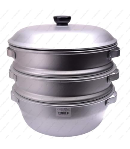 Amazon.com: M.V. Trading ST40 3-Tier Aluminum Steamer, 16-Inch