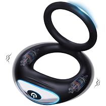 Amazon.com: SEXBAY Vibrating Cock Ring with 10 Powerful Vibrating ...