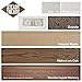 15-Pack, Non-Slip Clear, PVC-Free, Translucent Adhesive Stair Treads and Tape Roller, Non-Abrasive Rubberized Steady Treads Installation Kit