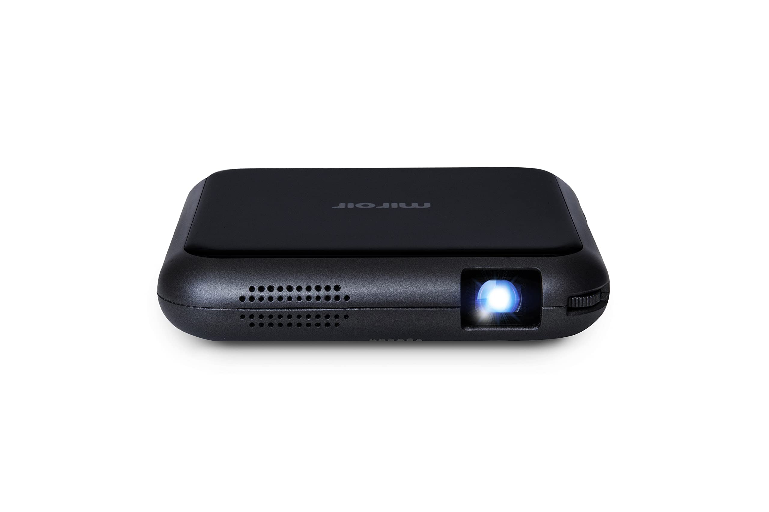 Photo 1 of Miroir M76 Micro Pocket Projector – Ultra-Portable DLP Mini Projector with Built-in Battery, HDMI Input, USB Charging, 1080p Input Support, 50" Display – Compact Travel Projector