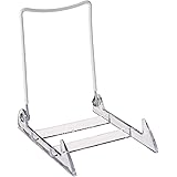 Gibson Holders Large 3PL Display Stand Clear Base/White Wire, Pack of 2