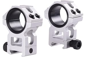 WestHunter Optics 20 mm Picatinny Scope Rings, 1 in/30 mm Tube Tactical Precision Scope Mount | 29 mm / 36 mm Center Height