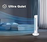 PureMate 31-Inch Tower Fan with Oscillation and Aroma Function - 3 Speeds view 5