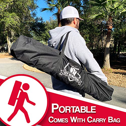 Hit Run Steal Heavy Duty Softball & Baseball Net with Carrying Bag, and