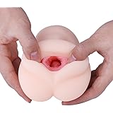 Hismith Male Masturbation Cup ,Super Thick Soft & Realistic Pocket Pussy for Men Masturbation with USB Hole Wamer