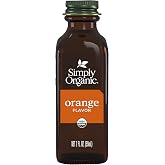 Simply Organic Orange Flavor, 2 Ounce Glass Jar, Tart Citrus Flavor for Desserts, Smoothies, Tea, and More
