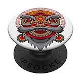 Lion Dance Head - Happy Chinese New Year - Green