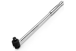 SWANLAKE GARDEN TOOLS SWANLAKE 1/2 Breaker Bar, 17.5" Length with 180° Rotatable Head, 1/2 inch Drive,CR-V Steel