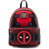 Loungefly Deadpool Merc with a Mouth Cosplay Womens Double Strap Shoulder Bag Purse