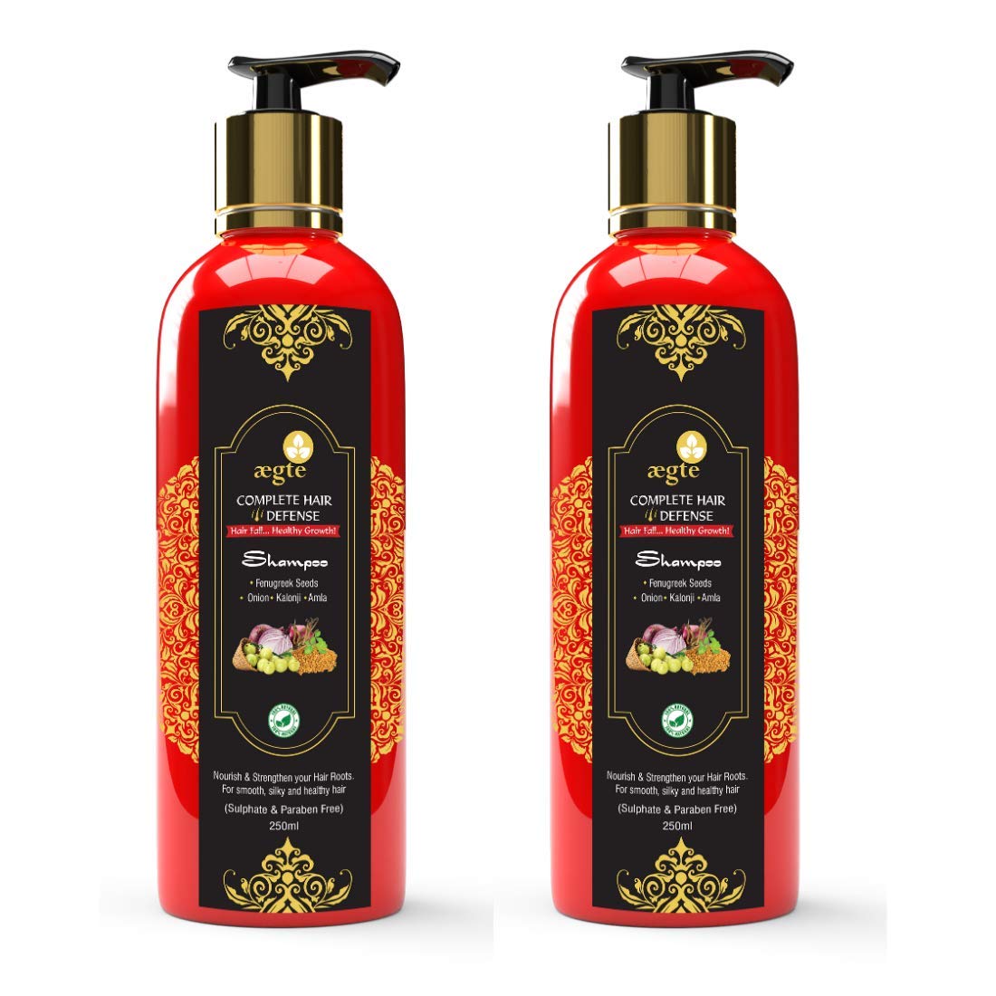 Amazon.com : Aegte Natural Hair Conditioning Shampoo Enriched with Red