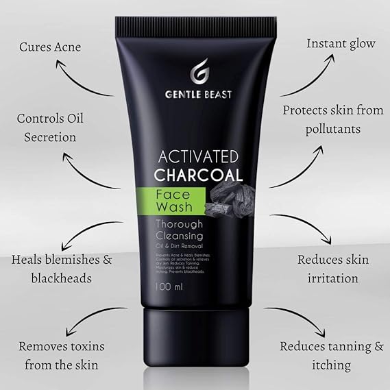 gentle beast face wash activated charcoal