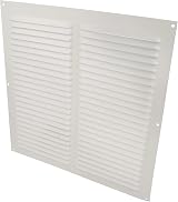 Amig Square Aluminium Grille 300x300mm White Vents for Ceiling view 3