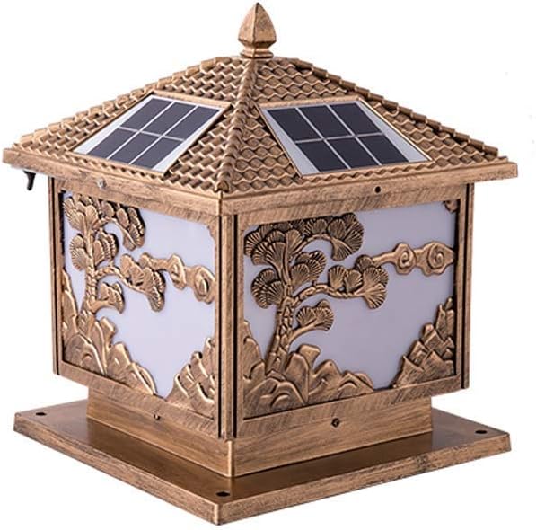 wasserdichte Vintage Stigma Lampe Solar Zweifarbige verstellbare LED