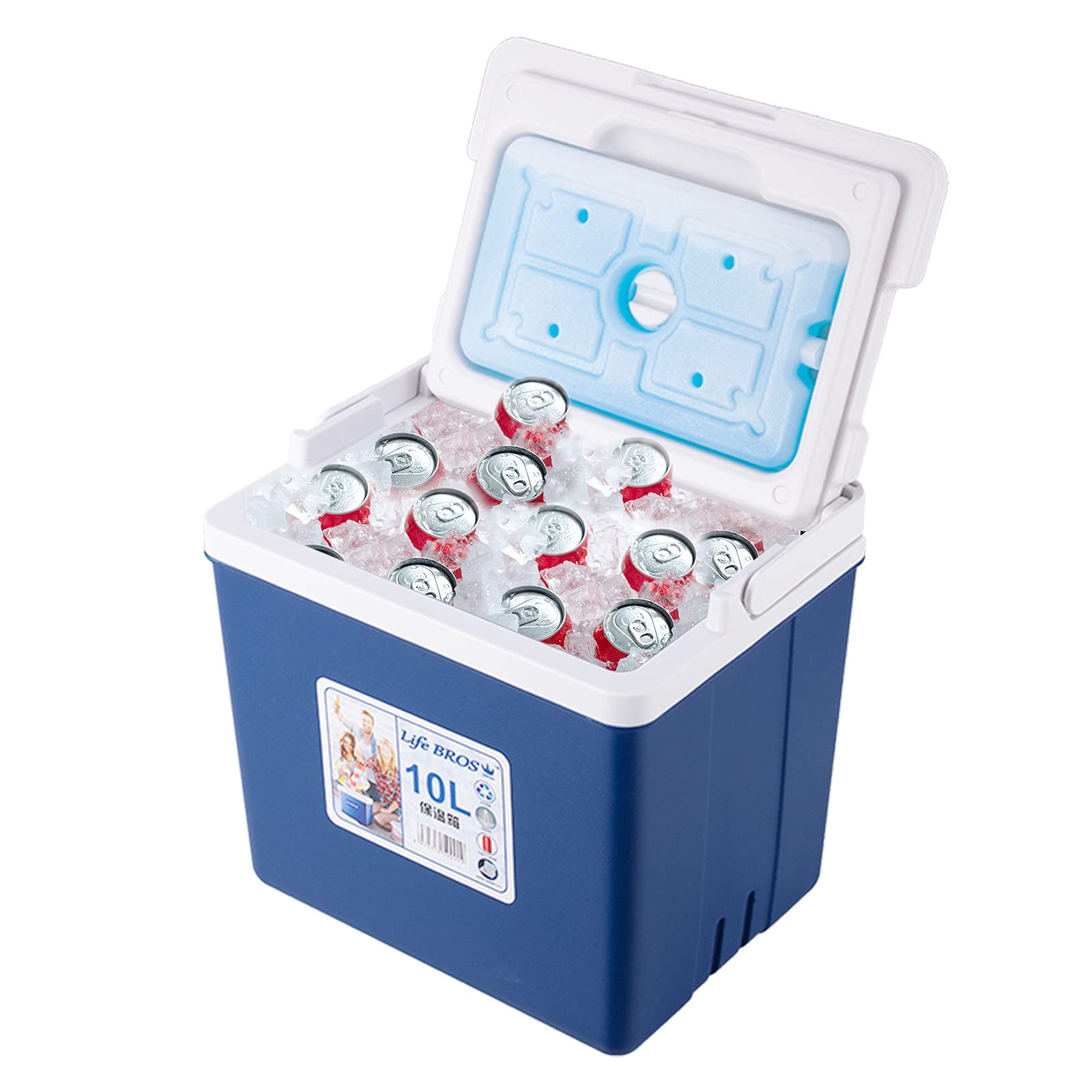 Photo 1 of (USED/FAIR) LifeBROS 11qt 19qt Insulated Portable Cooler Leak-Proof Ice Chest Lunch Box Hard Coolers with Extra Ice Pack for BBQ, Camping, Pincnic?Car?Home Recreation?etc.-Blue