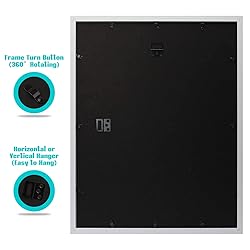 Frametory, 16x20 Picture Frame with Mat for 11x14