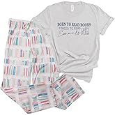 The Paisley Box Book Pajamas for Women, Book Lover Pajamas for Women Set