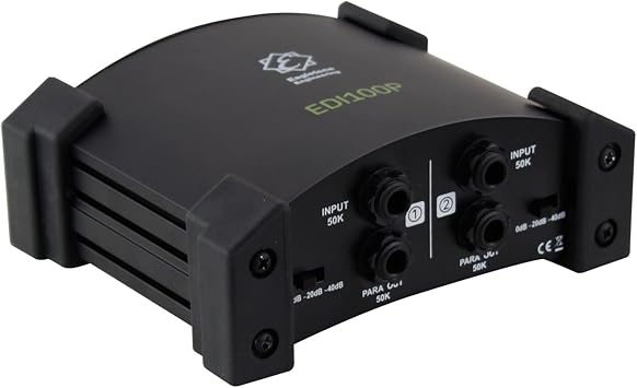Eagletone EDI100P Estéreo directos pasivos caja negra: Amazon.es: Instrumentos musicales