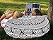 Gokul Handloom Round Pouf Cover Bohemian Cushion Cover Ottoman Mandala Floor Pillows Mandala Floor Pillow Comfortable