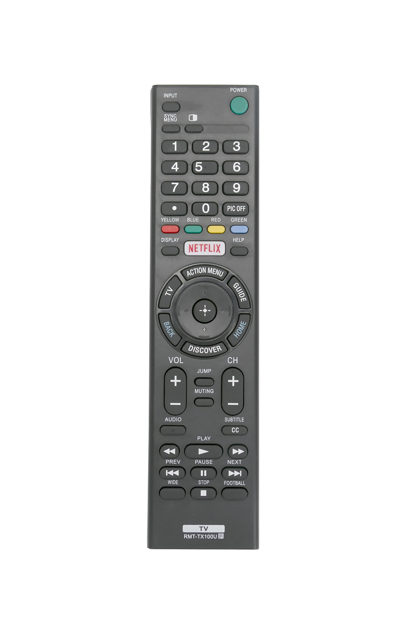 AULCMEET RMT-TX100U Replacement Remote Control Compatible with Sony 3D LED TV XBR-55X890C XBR-55X900C XBR-65X810C KDL-75W850C XBR-43X830C XBR-49X800C XBR-49X830C