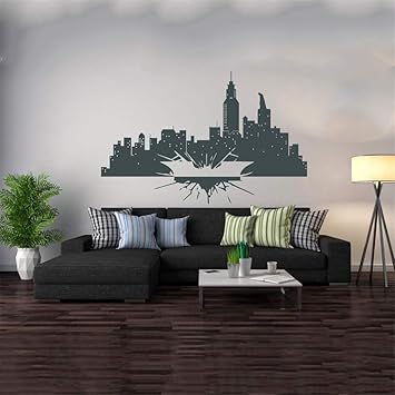 Pegatina De Pared 3d Etiqueta De La Pared Batman Etiqueta De La Pared Etiqueta Calcomania Etiqueta