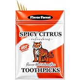 Spicy Citrus Flavored Cinnamon Toothpicks - 100ct