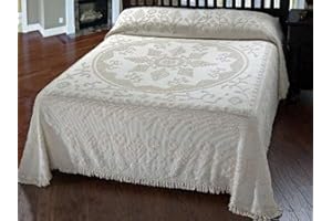 MAINE HERITAGE WEAVERS Maine Heritage New England Tradition Bedspread - Full - White