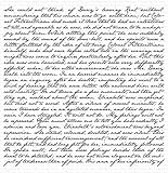 My Favorite Things Background Cling Rubber Stamp 6"X6"-Romantic Script