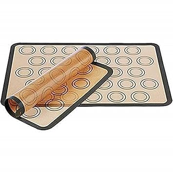 Amazon.com: Juego de 2 alfombrillas de silicona para horno ...