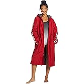 Sporti Unisex Swim Parka with Comfort Plush Fleece Lining, Multi Pocket Zipper - Water Resistant Swim Coats for Women & Men