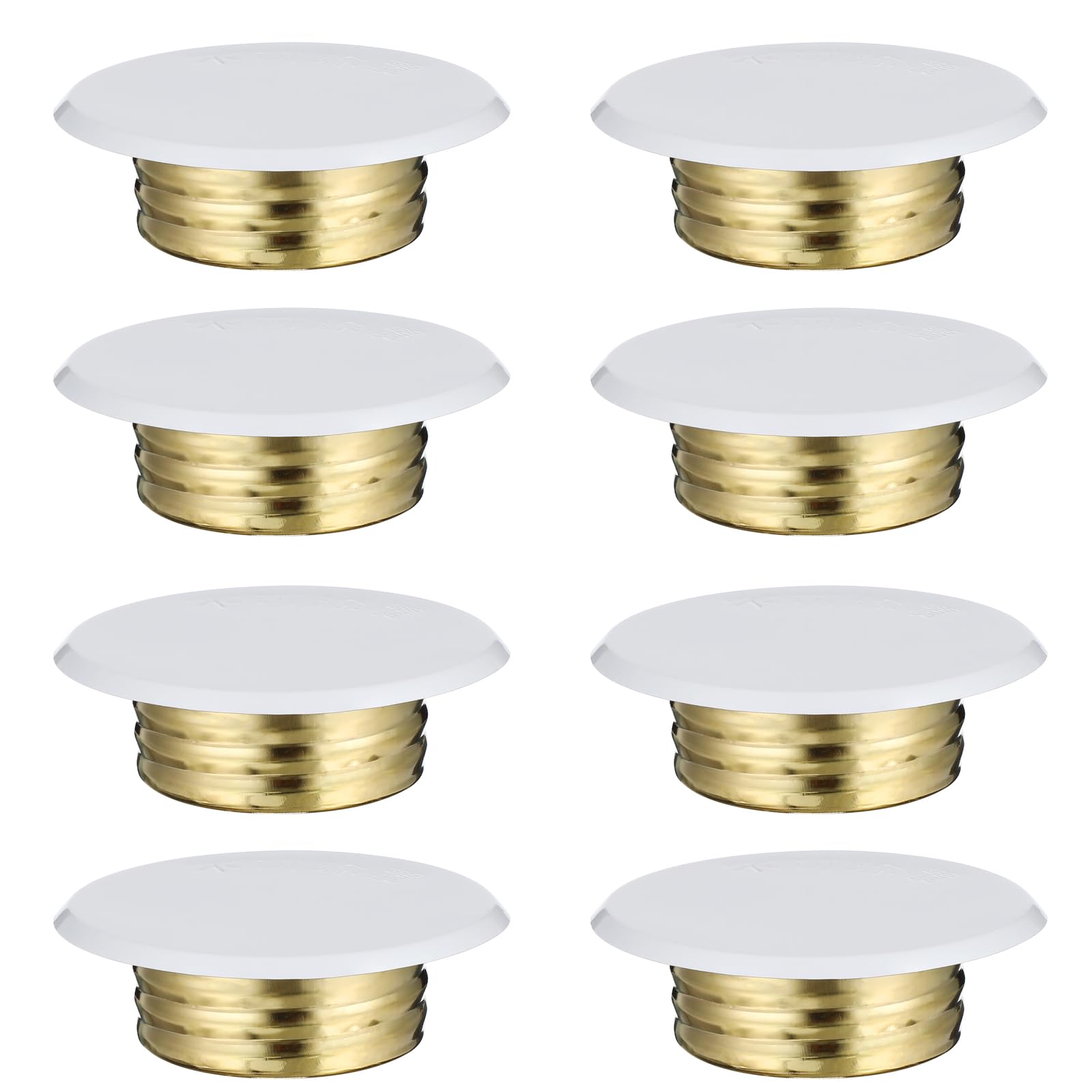 Photo 1 of Garneck 8pcs Fire Sprinkler Head Covers Plate 3.3" White Protector Valve Cover for Ceiling Sprinkler System Trim Ring