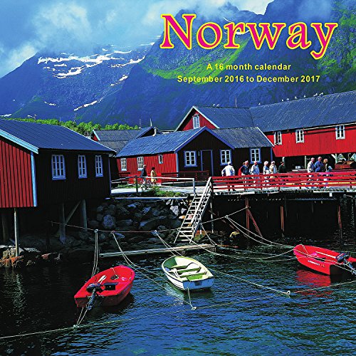 Norway Calendar - 2017 Wall Calendars - Calendar 2016 - Travel Calendar - Monthly Wall Calendar by Magnum