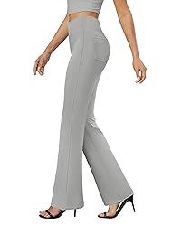 DLOODA Womens Bootcut Dress Pants Business Casual