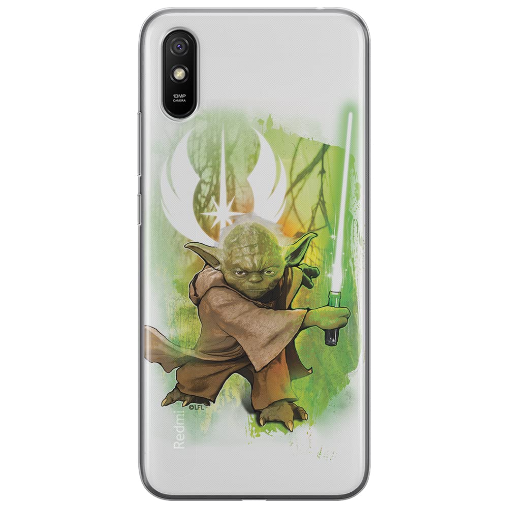 ERT GROUP mobile phone case for Xiaomi REDMI 9A original and officially Licensed Star Wars pattern Yoda 005 optimally adapted to the shape of the mobile phone, case made of TPU